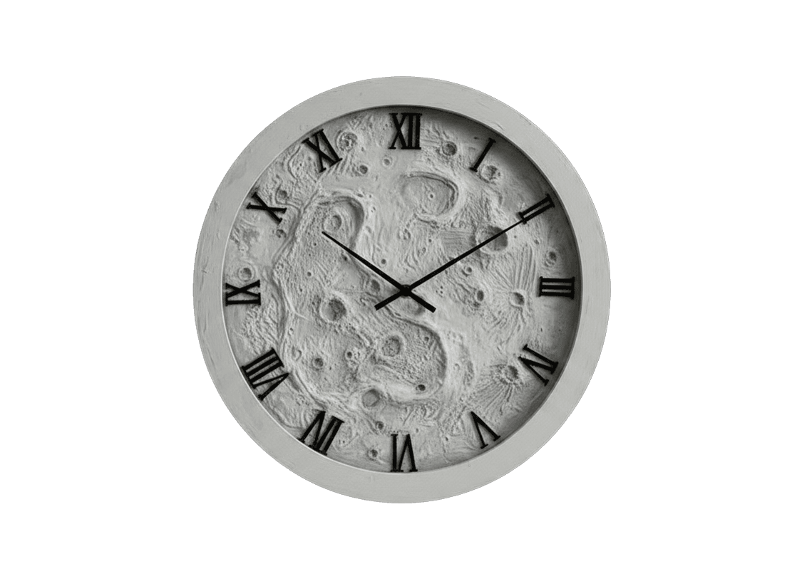 Moon Time Decorative Clock